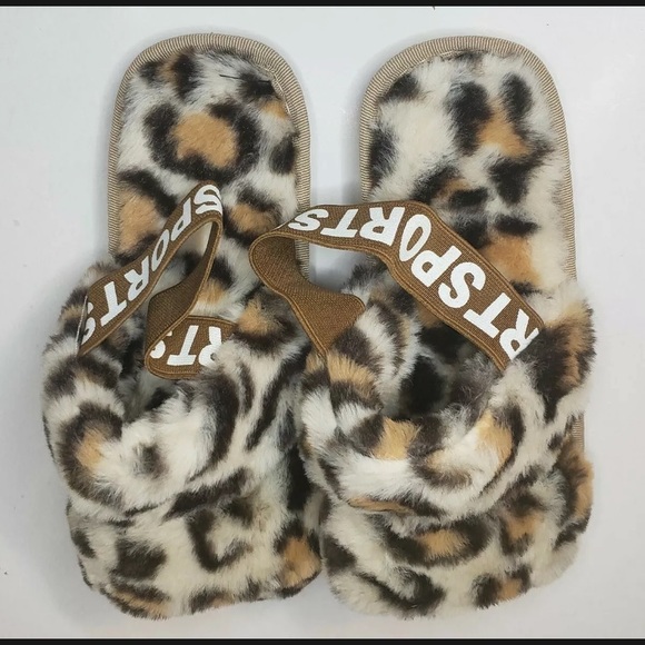 Fluffy Slippers Open Toe Plush Sandals Cozy - Picture 2 of 12